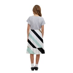 Kids  Ruffle Flared Wrap Midi Skirt 