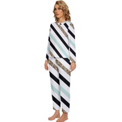 Womens  Long Sleeve Lightweight Pajamas Set 