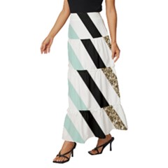 Tiered Ruffle Maxi Skirt 