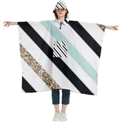 Women s Hooded Rain Ponchos 