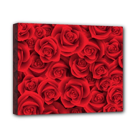 Red Roses , Red Buds, Red Roses Canvas 10  x 8  (Stretched) from ArtsNow.com