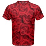 Red Roses , Red Buds, Red Roses Men s Cotton T-Shirt