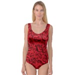 Red Roses , Red Buds, Red Roses Princess Tank Leotard 