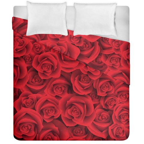 Red Roses , Red Buds, Red Roses Duvet Cover Double Side (California King Size) from ArtsNow.com