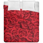 Red Roses , Red Buds, Red Roses Duvet Cover Double Side (California King Size)