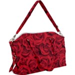 Red Roses , Red Buds, Red Roses Canvas Crossbody Bag