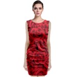 Red Roses , Red Buds, Red Roses Classic Sleeveless Midi Dress