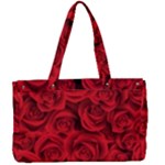 Red Roses , Red Buds, Red Roses Canvas Work Bag