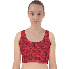 Velvet Racer Back Crop Top 