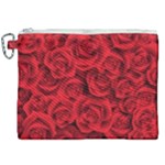 Red Roses , Red Buds, Red Roses Canvas Cosmetic Bag (XXL)