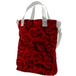 Red Roses , Red Buds, Red Roses Canvas Messenger Bag