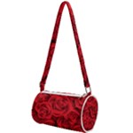 Red Roses , Red Buds, Red Roses Mini Cylinder Bag