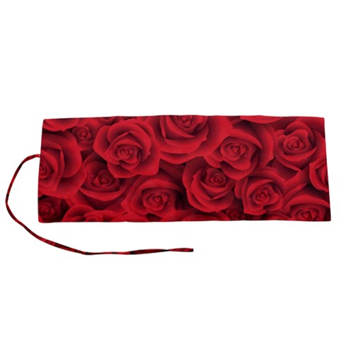 Red Roses , Red Buds, Red Roses Roll Up Canvas Pencil Holder (S) from ArtsNow.com