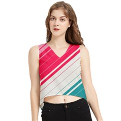 V-Neck Cropped Tank Top 