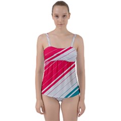 Twist Front Tankini Set 