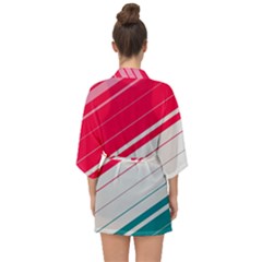 Half Sleeve Chiffon Kimono 