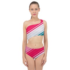 Spliced Up Two Piece Swimsuit 