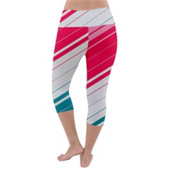 Lightweight Velour Capri Yoga Leggings 