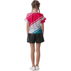 Kids  Cut Out Flutter Sleeves 