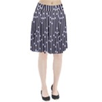 Texture, Stripes, Pattern Pleated Skirt