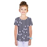 Texture, Stripes, Pattern Kids  One Piece T-Shirt