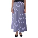 Texture, Stripes, Pattern Flared Maxi Skirt