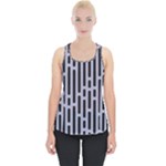 Texture, Stripes, Pattern Piece Up Tank Top