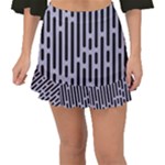 Texture, Stripes, Pattern Fishtail Mini Chiffon Skirt