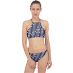 Texture, Stripes, Pattern Halter Bikini Set