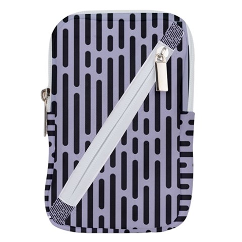 Texture, Stripes, Pattern Belt Pouch Bag (Small) from ArtsNow.com