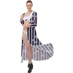 Texture, Stripes, Pattern Maxi Chiffon Beach Wrap