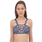 Texture, Stripes, Pattern Cage Up Bikini Top