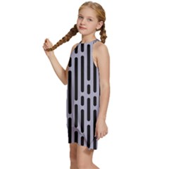 Kids  Halter Collar Waist Tie Chiffon Dress 