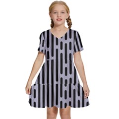 Kids  Short Sleeve Tiered Mini Dress 