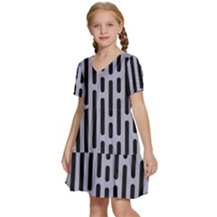 Kids  Short Sleeve Tiered Mini Dress 