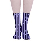 Texture, Stripes, Pattern Smooth Crew Length Tube Socks