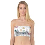 Pattern Seamless Texture Sewing Bandeau Top