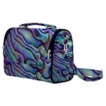 Paua Shell Design Satchel Shoulder Bag