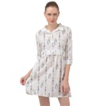 Dreidel Candles Spinning Top Mini Skater Shirt Dress