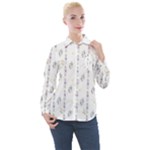 Dreidel Candles Spinning Top Women s Long Sleeve Pocket Shirt