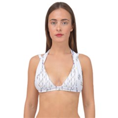 Double Strap Halter Bikini Top 