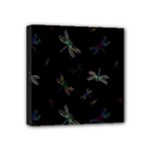 Background Pattern Dragonfly Mini Canvas 4  x 4  (Stretched)