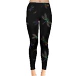 Background Pattern Dragonfly Everyday Leggings 