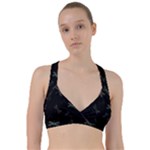 Background Pattern Dragonfly Sweetheart Sports Bra