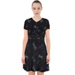 Background Pattern Dragonfly Adorable in Chiffon Dress