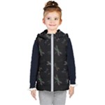 Background Pattern Dragonfly Kids  Hooded Puffer Vest