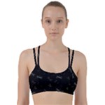 Background Pattern Dragonfly Line Them Up Sports Bra