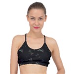 Background Pattern Dragonfly Basic Training Sports Bra