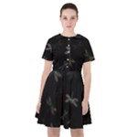 Background Pattern Dragonfly Sailor Dress