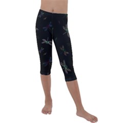 Kids  Lightweight Velour Capri Leggings  